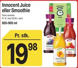 ABC Lavpris Innocent Juice eller Smoothie tilbud