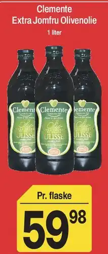 ABC Lavpris Clemente Extra Jomfru Olivenolie tilbud