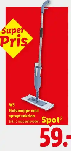 Lidl Spot2 Gulvmoppe med sprayfunktion tilbud