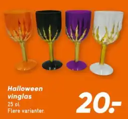 Bilka Halloween vinglas tilbud