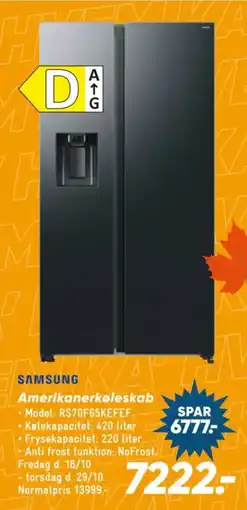 Bilka Samsung Amerikaner køleskab tilbud