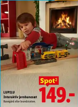 Lidl Lupilu Interaktiv jernbanesæt tilbud