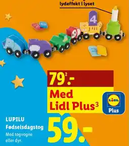 Lidl Lupilu Fødselsdagstog tilbud