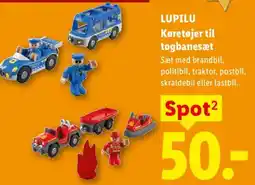 Lidl Lupilu køretøjer til togbanesæt tilbud