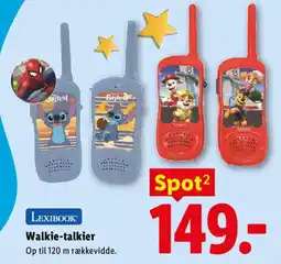 Lidl Lexibook Walkie-talkier tilbud