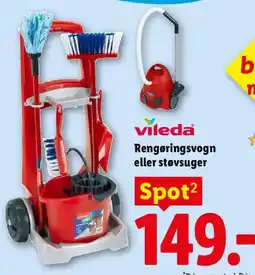 Lidl Vileda Rengøringsvogn eller støvsuger tilbud