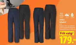 Lidl Crivit Skibukser tilbud