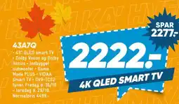Bilka 4K QLED SMART TV tilbud