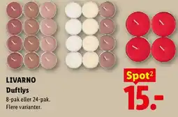 Lidl Livarno Duftlys tilbud