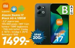 Bilka Xiaomi Redmi 17 Black 4G 4/128GB tilbud