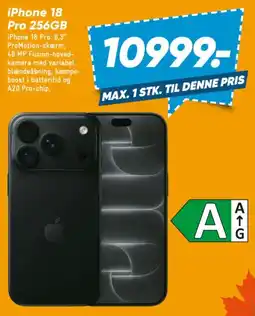 Bilka iPhone 18 Pro 256GB tilbud