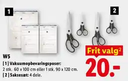 Lidl W5 [1] Vakuumopbevaringsposer: tilbud