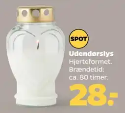 Netto Spot udendørslys hjerteformet tilbud