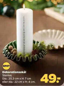 Netto Spot Dekorationsskål tilbud