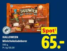 Lidl Halloween Minichokoladebarer tilbud
