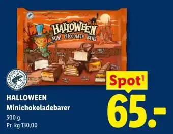 Lidl Halloween Minichokoladebarer tilbud