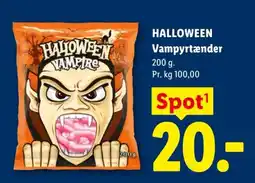Lidl Halloween Vampire tilbud