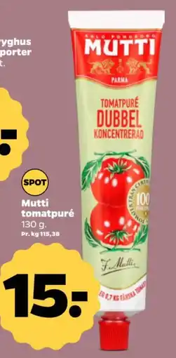 Netto Mutti tomatpuré tilbud