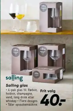 Bilka Salling glas tilbud