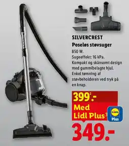 Lidl Silvercrest Poseløs støvsuger tilbud
