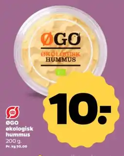Netto ØGO økologisk hummus tilbud