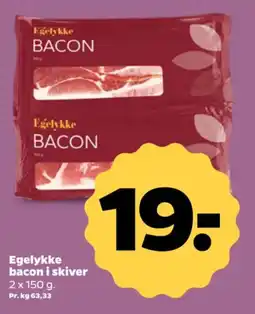 Netto Egelykke bacon tilbud