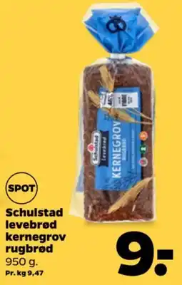 Netto Schulstad kernegrov rugbrød tilbud