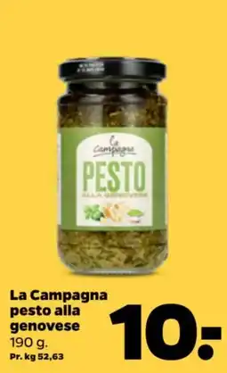 Netto La Campagna pesto alla genovese tilbud