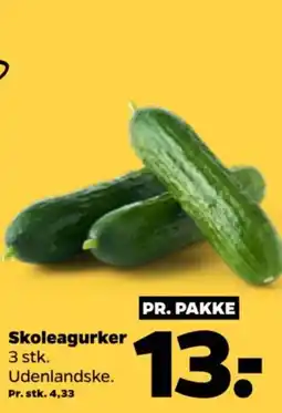 Netto Skoleagurker tilbud