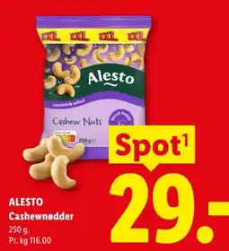 Lidl Alesto Cashewnødder tilbud