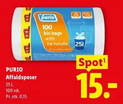 Lidl Purio Affaldsposer tilbud