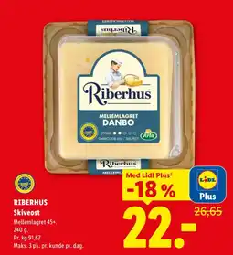 Lidl Riberhus Skiveost tilbud