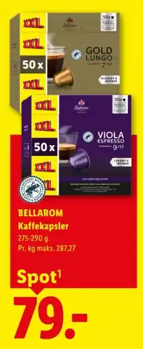 Lidl Bellarom Kaffekapsler tilbud