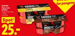Lidl Milbona high protein pudding tilbud