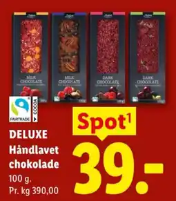 Lidl Deluxe håndlavet chokolade tilbud