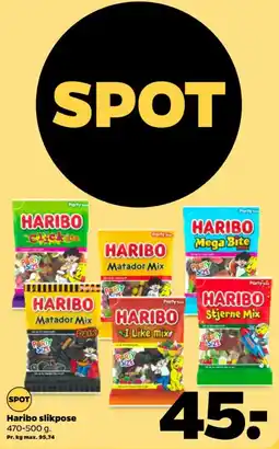 Netto Haribo slikpose tilbud