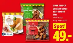 Lidl Chef Select Chicken wings eller cordon bleu tilbud