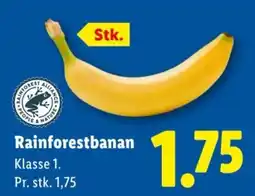 Lidl Rainforestbanan tilbud