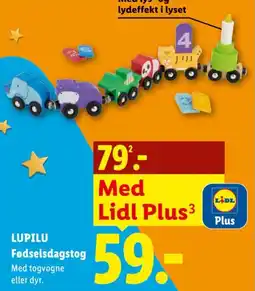Lidl Lupilu Fødselsdagstog tilbud