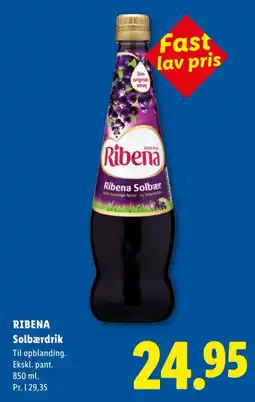 Lidl Ribena Solbærdrik tilbud