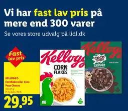 Lidl Kellogg's Cornflakes eller Coco Pops Chocos tilbud