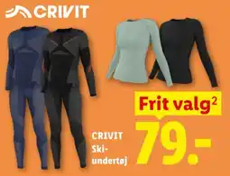 Lidl Crivit Ski-undertøj tilbud