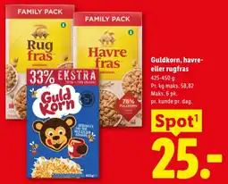 Lidl Guldkorn havrefras rugfras tilbud