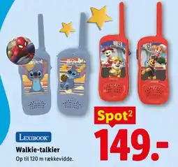 Lidl Lexibook Walkie-talkier tilbud