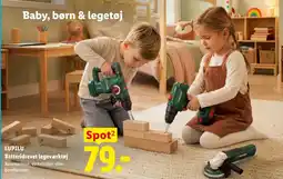 Lidl Lupilu batteridrevet legeværktøj tilbud