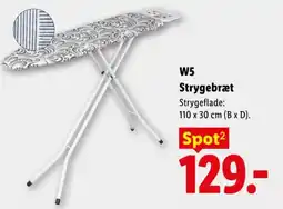 Lidl W5 Strygebræt tilbud