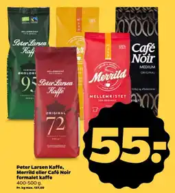 Netto Peter Larsen Kaffe Merrild eller Café Noir tilbud