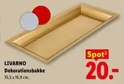 Lidl Livarno Dekorationsbakke tilbud
