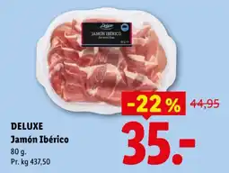 Lidl Deluxe Jamón Ibérico tilbud