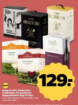 Netto Kung Fu Girl Golden Zin Lindemans Il Capolavoro Appassimento tilbud